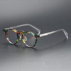 Ron Retro Round Acetate Glasses Frame