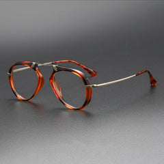 Laver Retro Aviator Acetate Glasses Frame