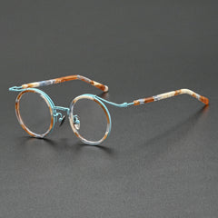 Han Premium Series Vintage Acetate Round Glasses Frame