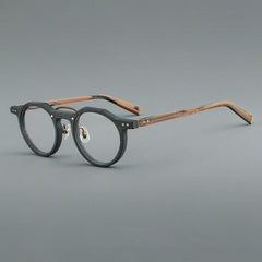 Ron Retro Round Acetate Glasses Frame