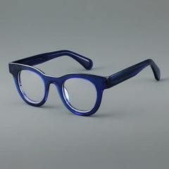 Wen Acetate Oval Retro Glasses Frame