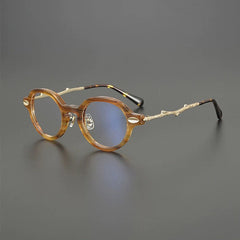 Plato Retro Oval Acetate Oversize Glasses Frame