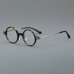 Novak Retro Round Acetate Optical Glasses Frame