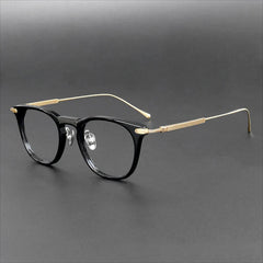 Claus Vintage Acetate Titanium Glasses Frame