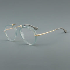 Laver Retro Aviator Acetate Glasses Frame