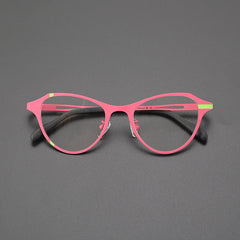 Nanci Cat Eyes Titanium Glasses Frame
