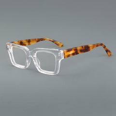 Lews Vintage Square Acetate Glasses Frame