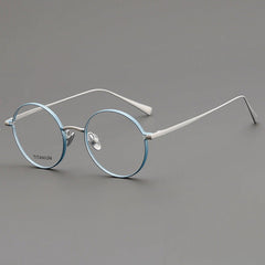 Mel Round Titanium Eyeglasses Frame