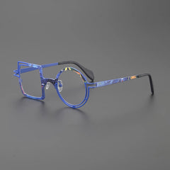 Peach Retro Titanium Glasses Frame
