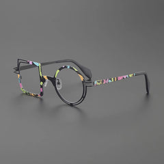 Peach Retro Titanium Glasses Frame