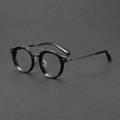 Avicii Acetate Titanium Round Glasses Frame