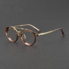 Avicii Acetate Titanium Round Glasses Frame