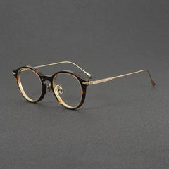 Vinny Vintage Acetate Titanium Glasses Frame
