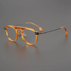 Mac Retro Aviator Acetate Glasses Frame