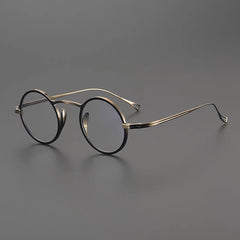 Chap Vintage Round Titanium Eyeglasses Frame