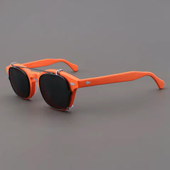 Ted Acetate Glasses Frame With sunglasses Clips