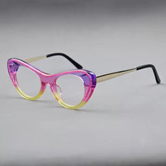 Elina Retro Cat Eye Glasses Frame
