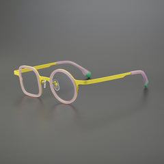 Fausto Titanium Acetate Glasses Frame