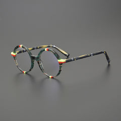 Oberon Acetate Round Retro Glasses Frame