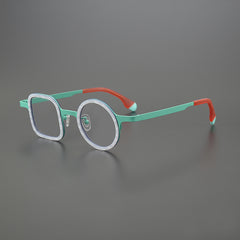 Fausto Titanium Acetate Glasses Frame