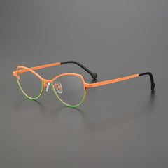 Janan Cat Eyes Titanium Glasses Frame