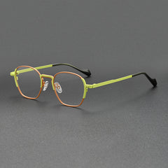 Cary Retro Titanium Eyeglasses Frame