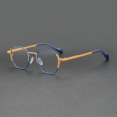 Cary Retro Titanium Eyeglasses Frame