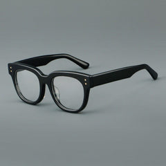 Abbas Vintage Acetate Glasses Frames Round Frames Southood Black 