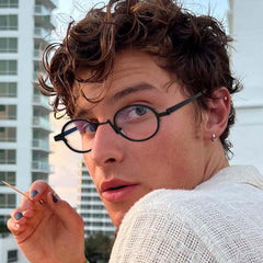 Alden Personality Brand Quality Metal Punk Glasses Frame oval frame Southood 