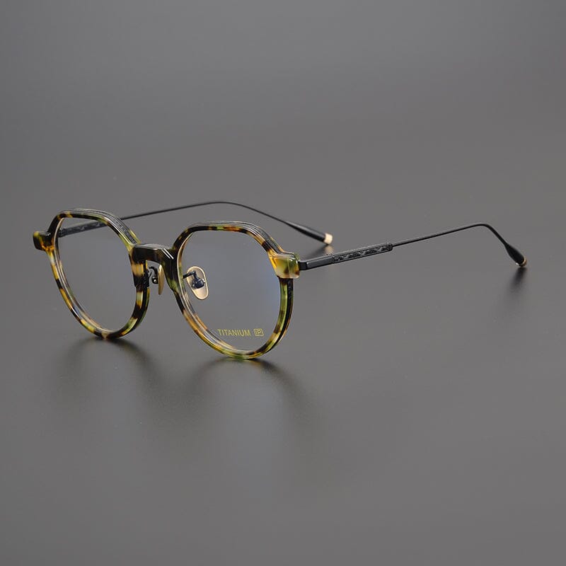 Baldur Polygon Titanium Glasses Frame Geometric Frames Southood Tortoise 