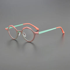Barwolf Titanium Geometric Glasses Frame Geometric Frames Southood Brown 