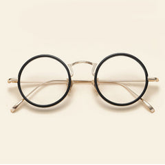 Betty Retro Round Plastic Titanium Glasses Frame Round Frames Southood 