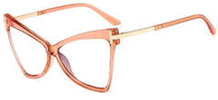 Caroline Cat Eye Clear Light Glasses Cat Eye Frames Southood C6 orange clear 