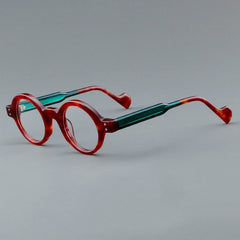 Colin Vintage Round Acetate Glasses Frame Round Frames Southood Brown Green 