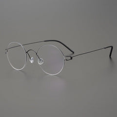 Crosby Round Glasses Frame Round Frames Southood Black 