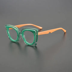 Cyndi Acetate Glasses Frame Cat Eye Frames Southood Green 
