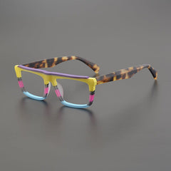 Dacio Acetate Rectangle Glasses Frame Rectangle Frames Southood Matte Colorful 