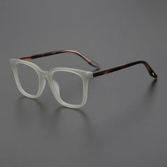 Dalwin Vintage Acetate Glasses Frame Rectangle Frames Southood Matte Gray 