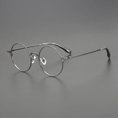 Daniel Vintage Titanium Glasses Frame Round Frames Southood Gun 