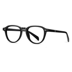Eallard Vintage Round Eyeglasses Round Frames Southood Black 