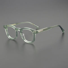 Ebrill Vintage Acetate Glasses Frame Round Frames Southood Green 