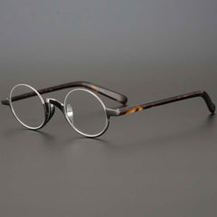 Edmari Half Frame Glasses Frame Round Frames Southood Gun 
