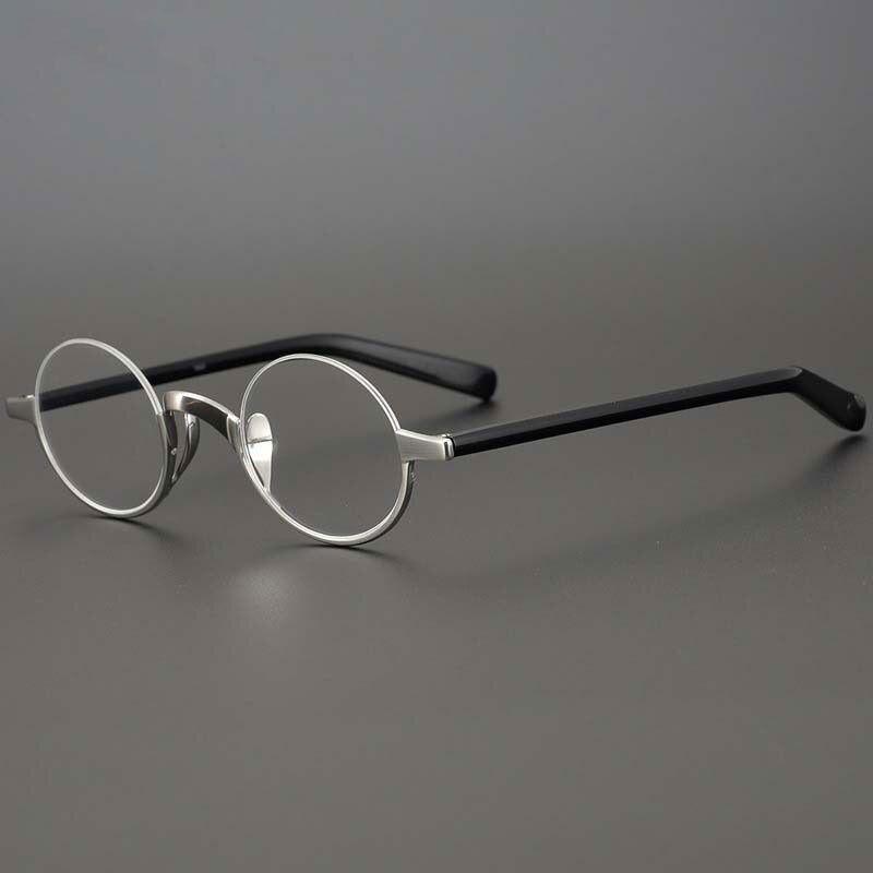 Edmari Half Frame Glasses Frame Round Frames Southood Silver 