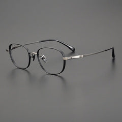 Firth Titanium Eyeglasses Frame Rectangle Frames Southood Black Gun 