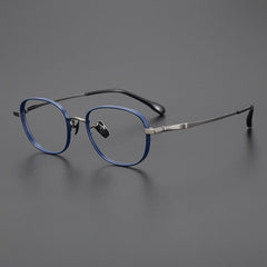Firth Titanium Eyeglasses Frame Rectangle Frames Southood Blue 