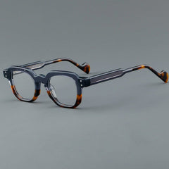 Ford Vintage Rectangle Acetate Glasses Frame Rectangle Frames Southood Grey Leopard 