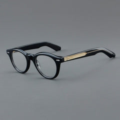 Fortune Vintage Acetate Glasses Frame Cat Eye Frames Southood C1 Black 