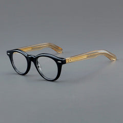 Fortune Vintage Acetate Glasses Frame Cat Eye Frames Southood C2 Black tea 