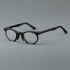 Gabrio Oval Vintage Eyeglass Frame Oval Frames Southood Leopard 
