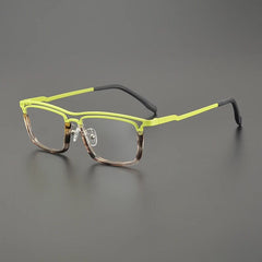 Garnet Rectangle Titanium Glasses Frame Rectangle Frames Southood 